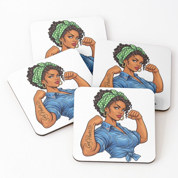 Item preview, Girl Power Strong Women Feminism Equality Retro designed and sold by Nextstep Design.