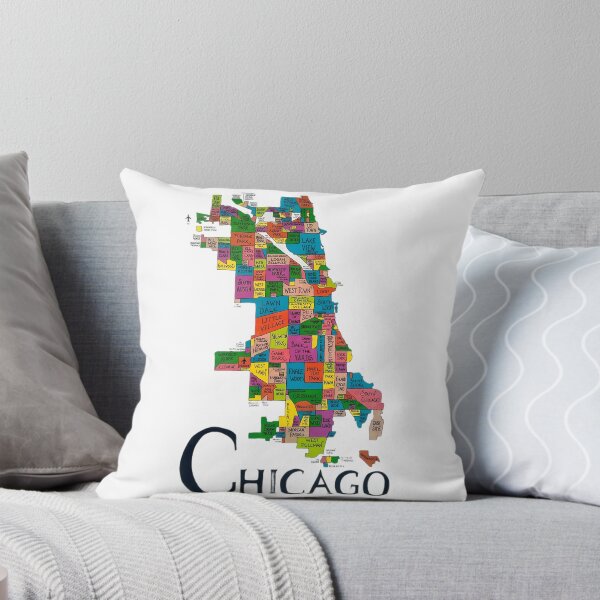 Item preview, Chicago Neighborhood Map designed and sold by AHAPPYdesigns.