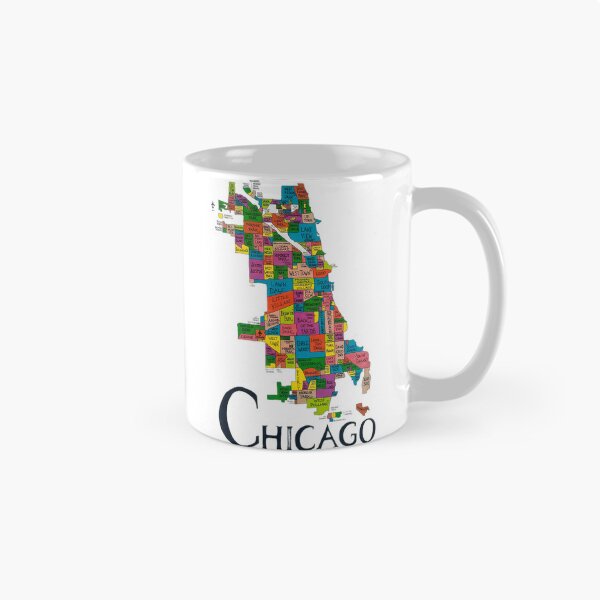 Item preview, Chicago Neighborhood Map designed and sold by AHAPPYdesigns.