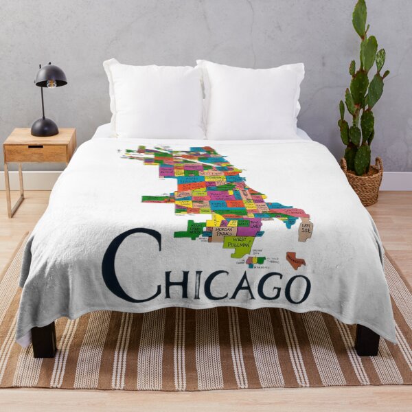 Item preview, Chicago Neighborhood Map designed and sold by AHAPPYdesigns.