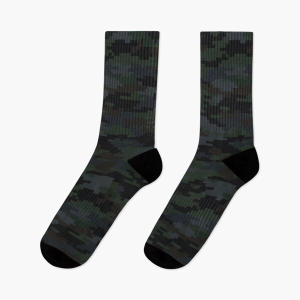 Item preview, Dark Green Black Camouflage Woodland Camo  designed and sold by gulsumkiyan.