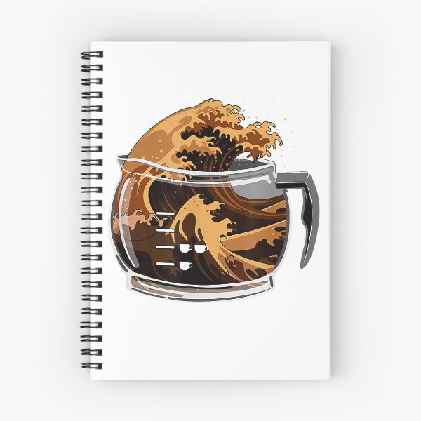 Item preview, Great Wave of Coffee - Caffeine Lover Breakfast T-Shirt designed and sold by josumitofc.