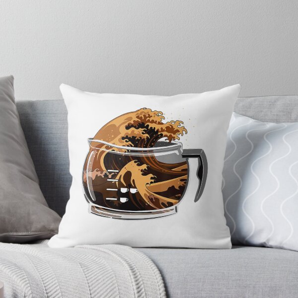 Item preview, Great Wave of Coffee - Caffeine Lover Breakfast T-Shirt designed and sold by josumitofc.