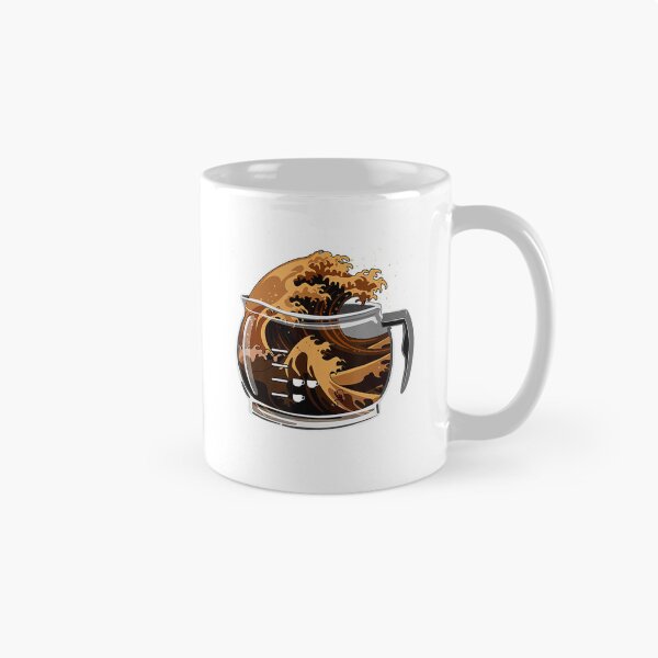 Item preview, Great Wave of Coffee - Caffeine Lover Breakfast T-Shirt designed and sold by josumitofc.