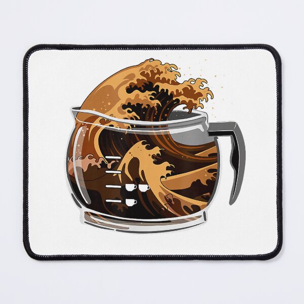 Item preview, Great Wave of Coffee - Caffeine Lover Breakfast T-Shirt designed and sold by josumitofc.