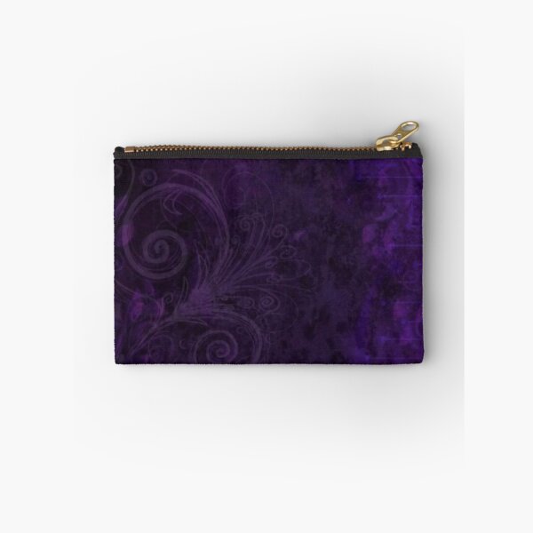 Item preview, 90s Whimsigoth Royal Purple Damask - Frutiger Floral Celestial Gothic designed and sold by BrontesWhimsyStore.