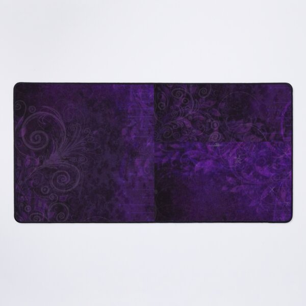 Item preview, 90s Whimsigoth Royal Purple Damask - Frutiger Floral Celestial Gothic designed and sold by BrontesWhimsyStore.