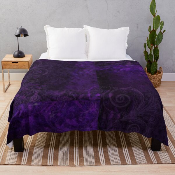 Item preview, 90s Whimsigoth Royal Purple Damask - Frutiger Floral Celestial Gothic designed and sold by BrontesWhimsyStore.