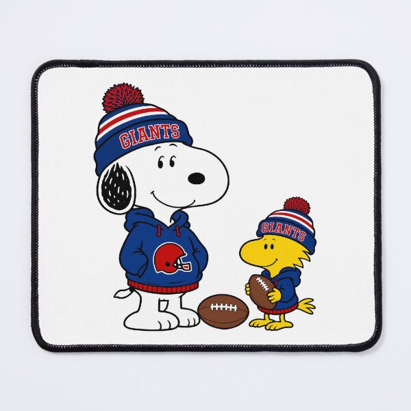 Item preview, Snoopy & Woodstock New York Giants Football Retro F254 designed and sold by GLUVY-THEME.