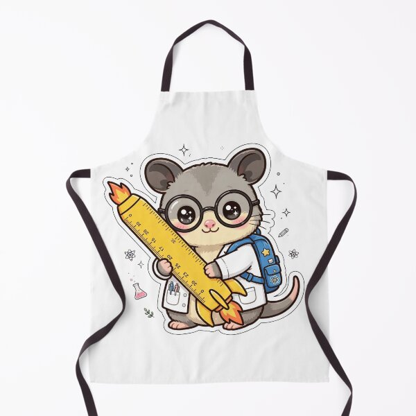 Item preview, Kawaii Science Possum Rocket Ruler designed and sold by Wildlife-Walk.