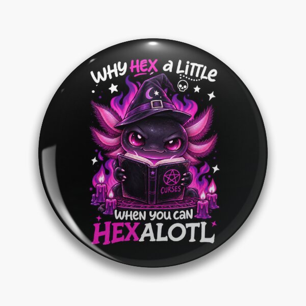 Item preview, Spooky Axolotl Witching Hour - Aesthetic Design designed and sold by Just4Sinners.