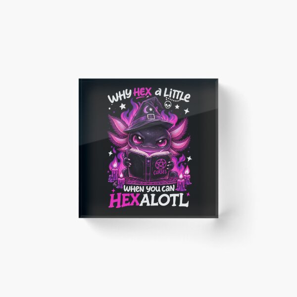 Item preview, Spooky Axolotl Witching Hour - Aesthetic Design designed and sold by Just4Sinners.