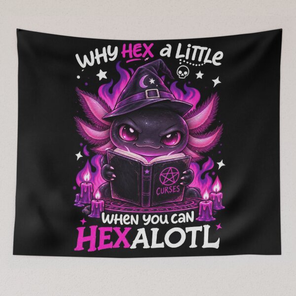 Item preview, Spooky Axolotl Witching Hour - Aesthetic Design designed and sold by Just4Sinners.