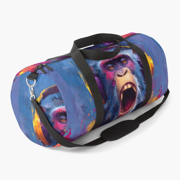 Item preview, DJ Monkey with Headphones Colorful Graffiti Pop Art designed and sold by GrinGalore.