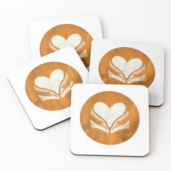 Item preview, Heart Art Mocha Latte Coffee Java Espresso Coffee Lover Gift T-Shirt designed and sold by Stickerbynp1.
