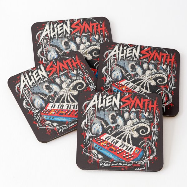 Item preview, Alien Synth – In Space No One Can Hear You Synth designed and sold by NicolaDudich.