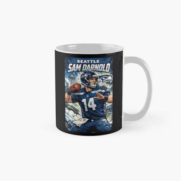 Item preview, Seattle Football Sam Darnold Comic Art designed and sold by OrloSchneider.