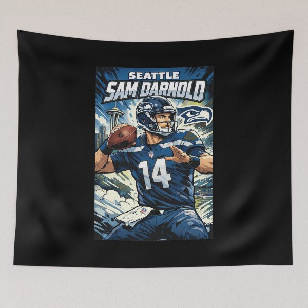 Item preview, Seattle Football Sam Darnold Comic Art designed and sold by OrloSchneider.