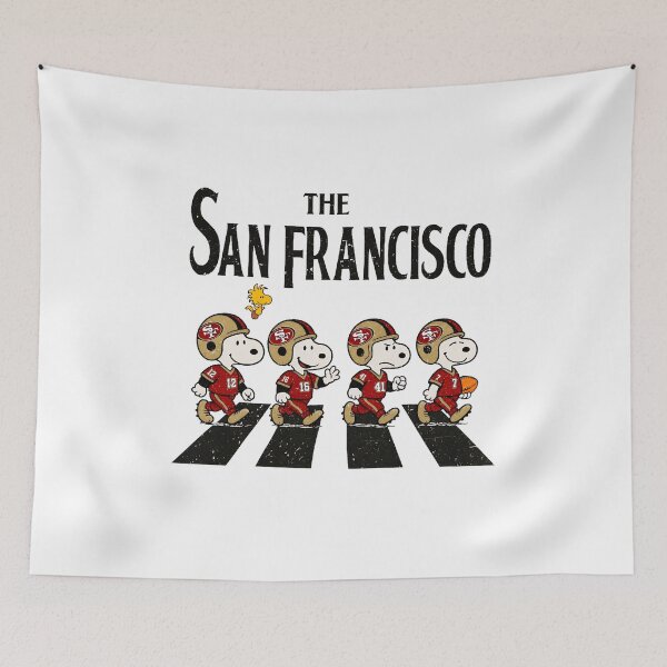 Item preview, Snoopy 49ers Abbey Road Parody designed and sold by DreaySketcher.