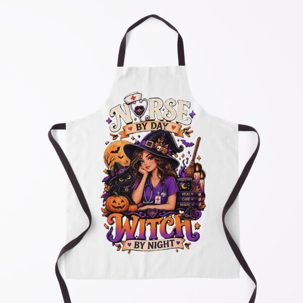 Item preview, Nurse By Day Witch By Night Halloween designed and sold by Mido-artister.
