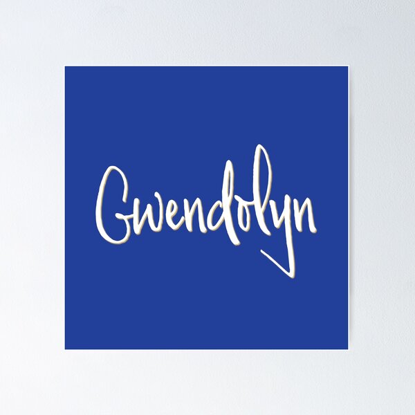 Item preview, GWENDOLYN personalized type design designed and sold by CharlottePlaceArt.