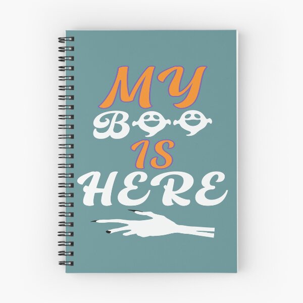 Item preview, My Boo Is Here Halloween Ghost Cute Spooky Design designed and sold by Mdjahirulsk.