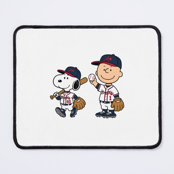 Item preview, Snoopy & Charlie Brown Baseball Braves designed and sold by DreaySketcher.