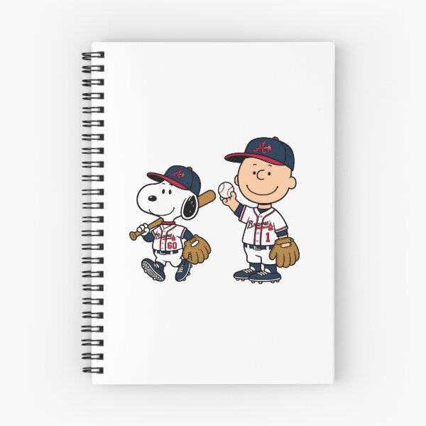 Item preview, Snoopy & Charlie Brown Baseball Braves designed and sold by DreaySketcher.