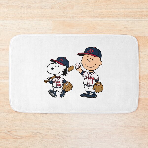 Item preview, Snoopy & Charlie Brown Baseball Braves designed and sold by DreaySketcher.