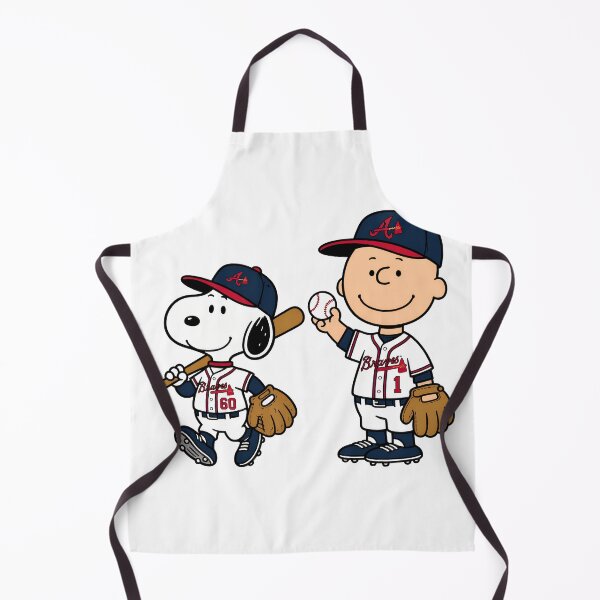 Aperçu de l'œuvre Snoopy et Charlie Brown Baseball Braves créée et vendue par DreaySketcher.