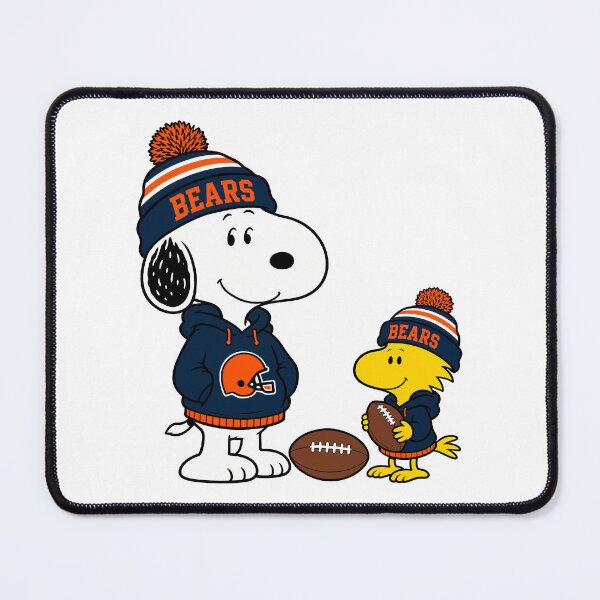 Item preview, Snoopy & Woodstock Chicago Bears Football Retro F255 designed and sold by GLUVY-THEME.