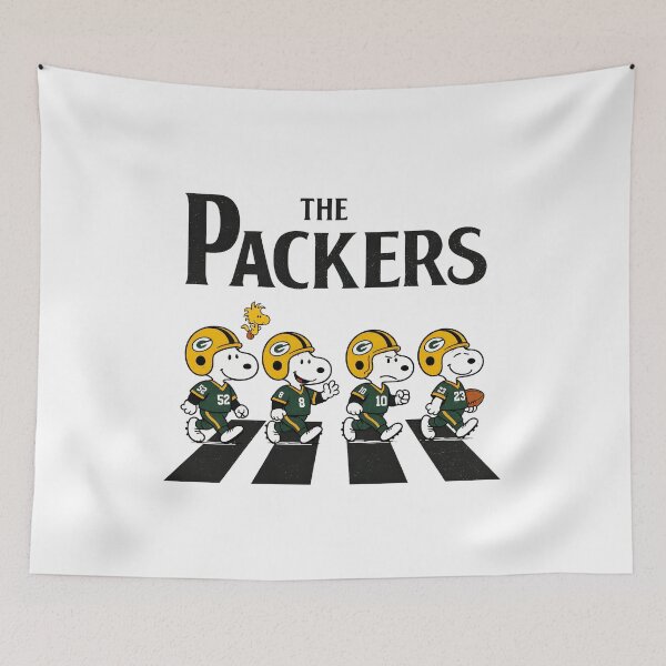 Item preview, Packers Snoopy Woodstock Abbey Road designed and sold by DreaySketcher.