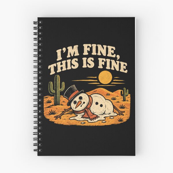 Item preview, I'm Fine This Is Fine Snowman designed and sold by TheEndDesign.