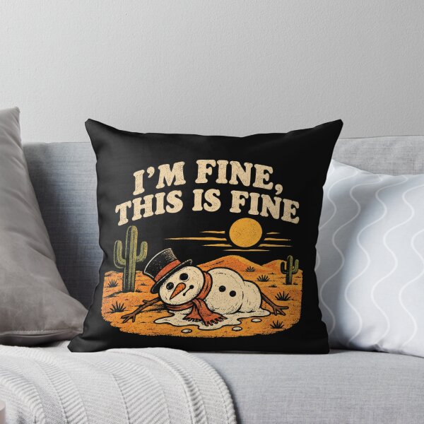 Item preview, I'm Fine This Is Fine Snowman designed and sold by TheEndDesign.