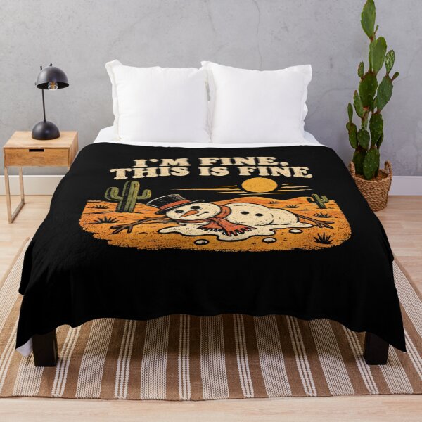 Item preview, I'm Fine This Is Fine Snowman designed and sold by TheEndDesign.
