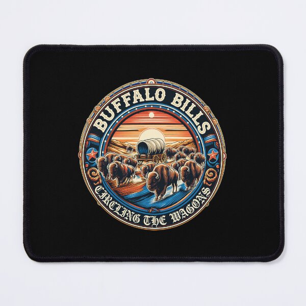 Item preview, Buffalo Bills Circling The Wagons Retro Emblem designed and sold by OrloSchneider.