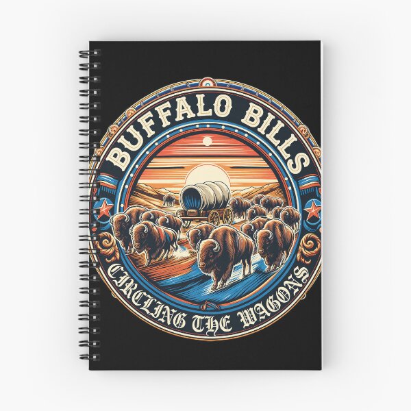 Item preview, Buffalo Bills Circling The Wagons Retro Emblem designed and sold by OrloSchneider.