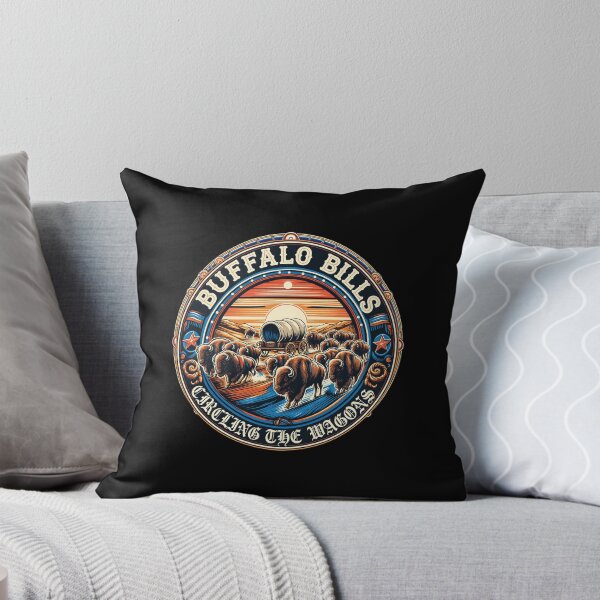 Item preview, Buffalo Bills Circling The Wagons Retro Emblem designed and sold by OrloSchneider.