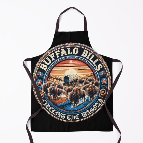 Item preview, Buffalo Bills Circling The Wagons Retro Emblem designed and sold by OrloSchneider.