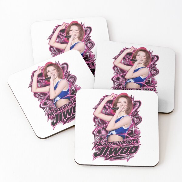 Item preview,  Jiwoo Hearts2Hearts Blue White Sporty Jersey Visual designed and sold by Valereekmerch.