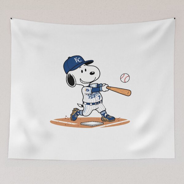 Item preview, Snoopy Baseball KC Royals designed and sold by DreaySketcher.
