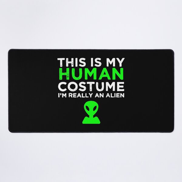 Item preview, This Is My Human Costume I Am Really An Alien Green Art designed and sold by mantangalih47.