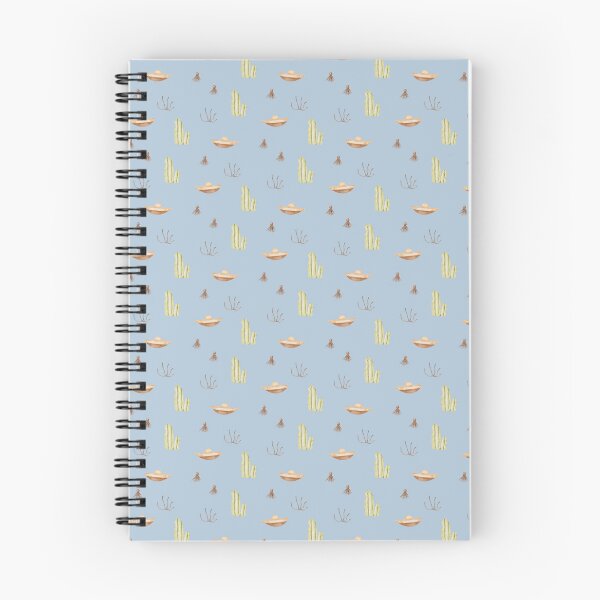 Item preview, Cute Watercolor Sombrero and Cactus Dusty Blue Pattern designed and sold by svitlaarty.