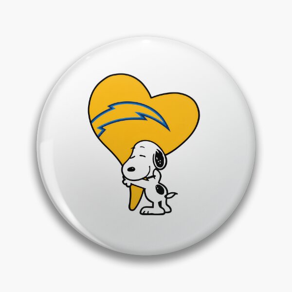 Item preview, Snoopy Heart Los Chargers  designed and sold by DreaySketcher.