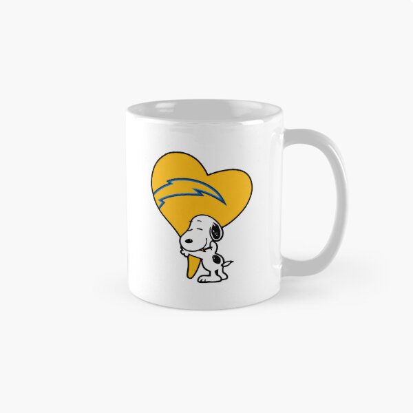 Item preview, Snoopy Heart Los Chargers  designed and sold by DreaySketcher.