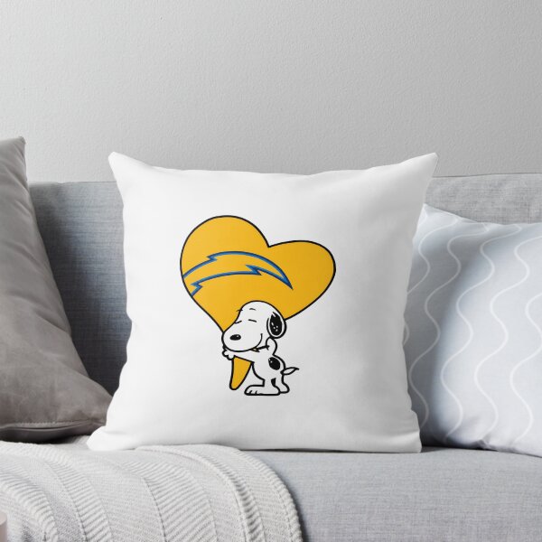 Item preview, Snoopy Heart Los Chargers  designed and sold by DreaySketcher.