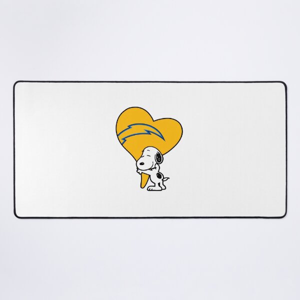 Item preview, Snoopy Heart Los Chargers designed and sold by DreaySketcher.