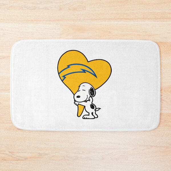 Item preview, Snoopy Heart Los Chargers  designed and sold by DreaySketcher.