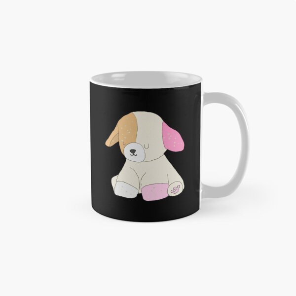 Item preview, Cute Sleepy Puppy Whimsical Bedtime Fluffy Kitten Graphic designed and sold by rhysanadraws.