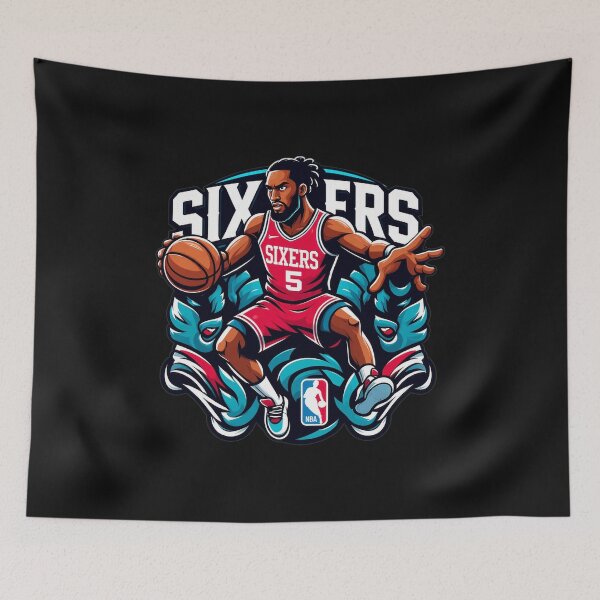 Item preview, Retro Bball Player Dribbling  designed and sold by Jamrpenter.